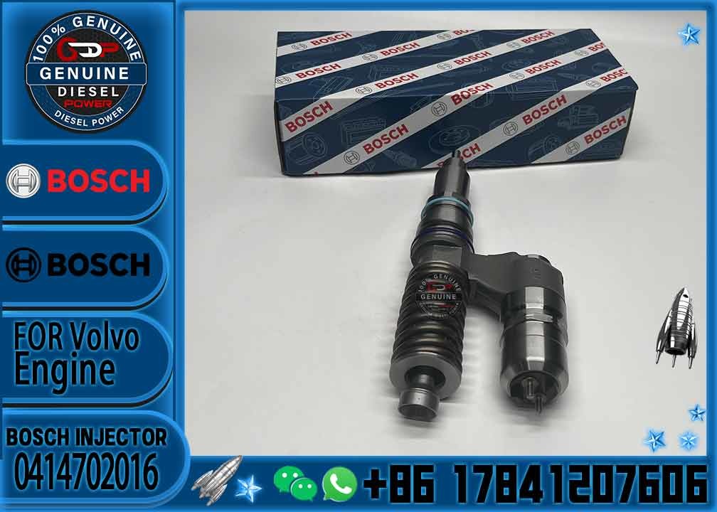 Hot sale New Diesel Fuel Injector 0414702010 20440409 20381597 For VOL1 Penta L180E L180E HL 0986441006