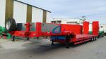 60t New Dropdeck Lowboy Semi Trailer Heavy Equipment Carrier Truck