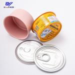 80g Food Grade Beef Can Tuna Food Packaging Tin Cans Blue Pink