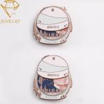 Souvenirs Iron 3mm Thickness Soft Enamel Lapel Pins