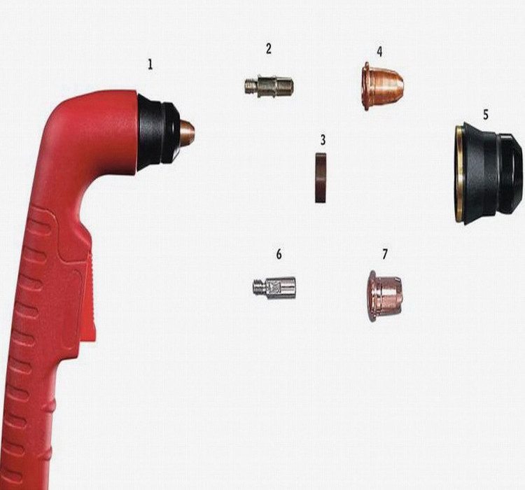 Copper Trafimet S75 Torch , Portable Plasma Cutter 5 Meter Standard Length