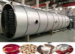 Quality Large Food Vacuum Freeze Dryer PLC Control 500 Kg/Batch wholesale