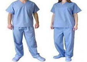 Quality Nonwen Aseptic Scrub Suits , Chemical Resistant Disposable Protective Coveralls wholesale