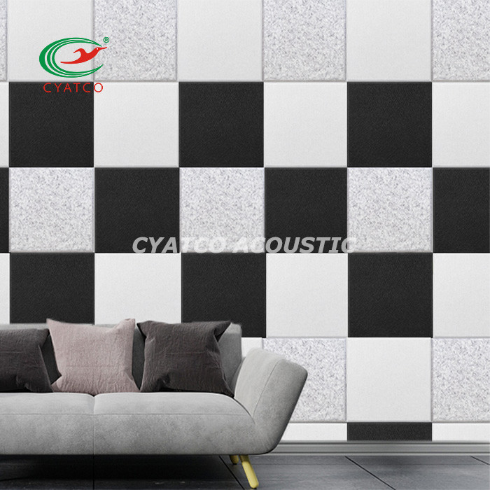 9mm Polyeater Fiber Reduce Noise Felt Wall Panels Impact Resistance Sound Proof Padding