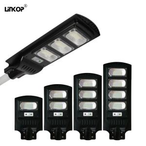 Quality Motion Sensor Outdoor All In One Led Solar Street Light IP66 30w 60w 90w 120w wholesale