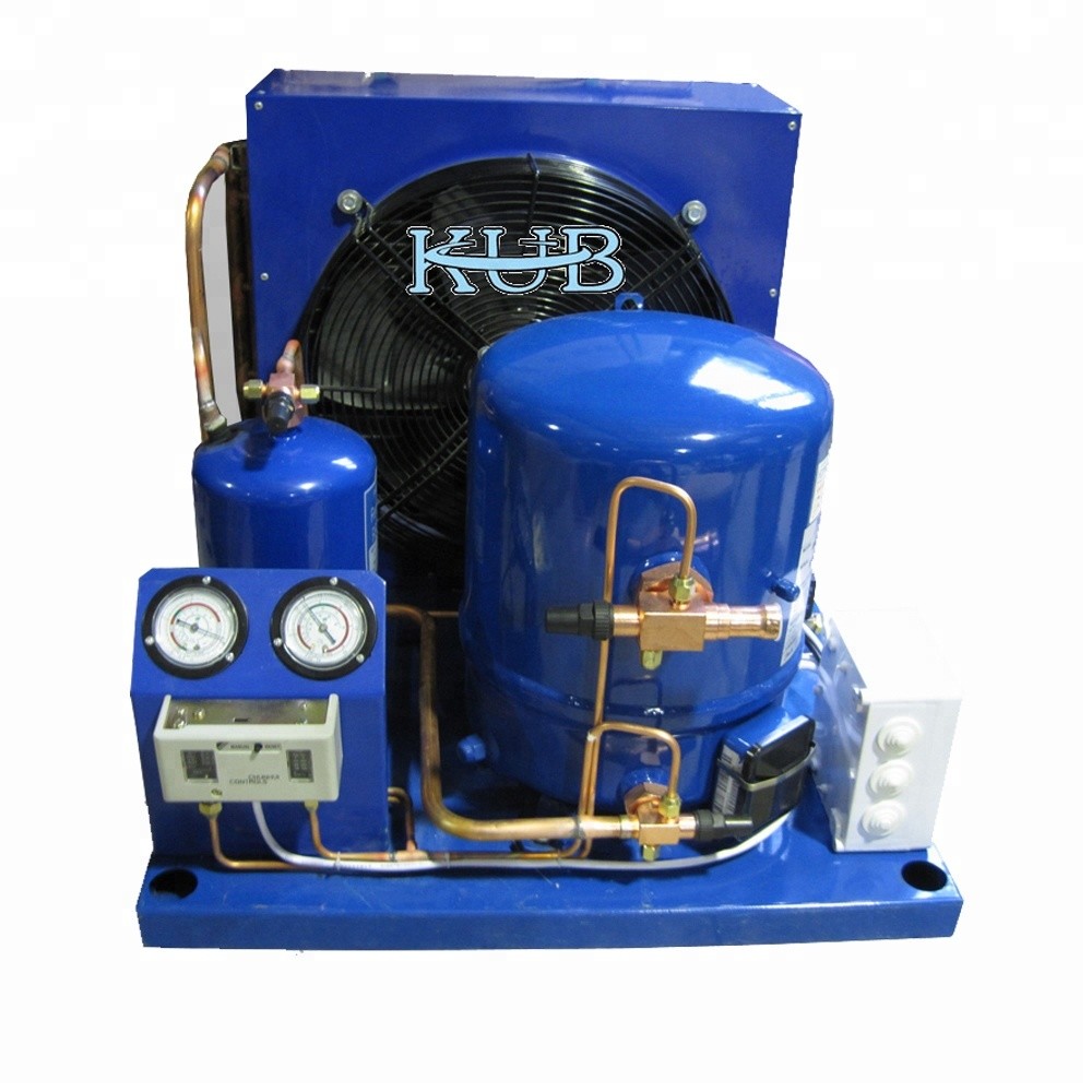 Blue R404a Cold Room Refrigeration Condensing Unit MTZ271