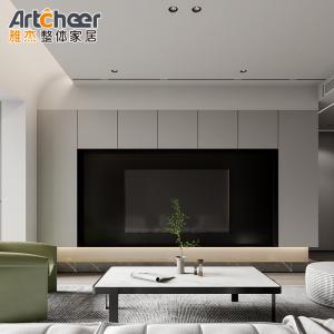 Quality Specific TV Stand Wall Mounted Design in Modern Grey Finish with E0 Material Grade wholesale