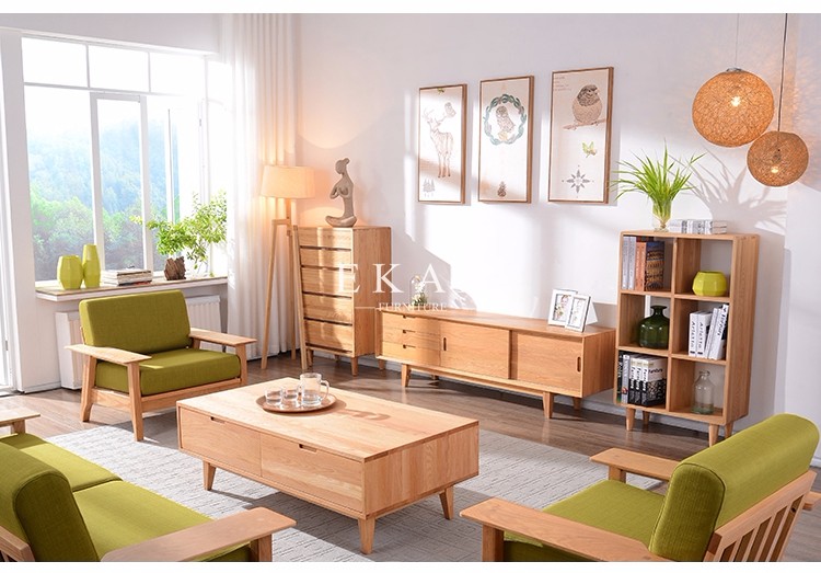 New Model Oak Burlywood Modern Wooden Tv Furniture Tv Stand Pictures FL-B005-B