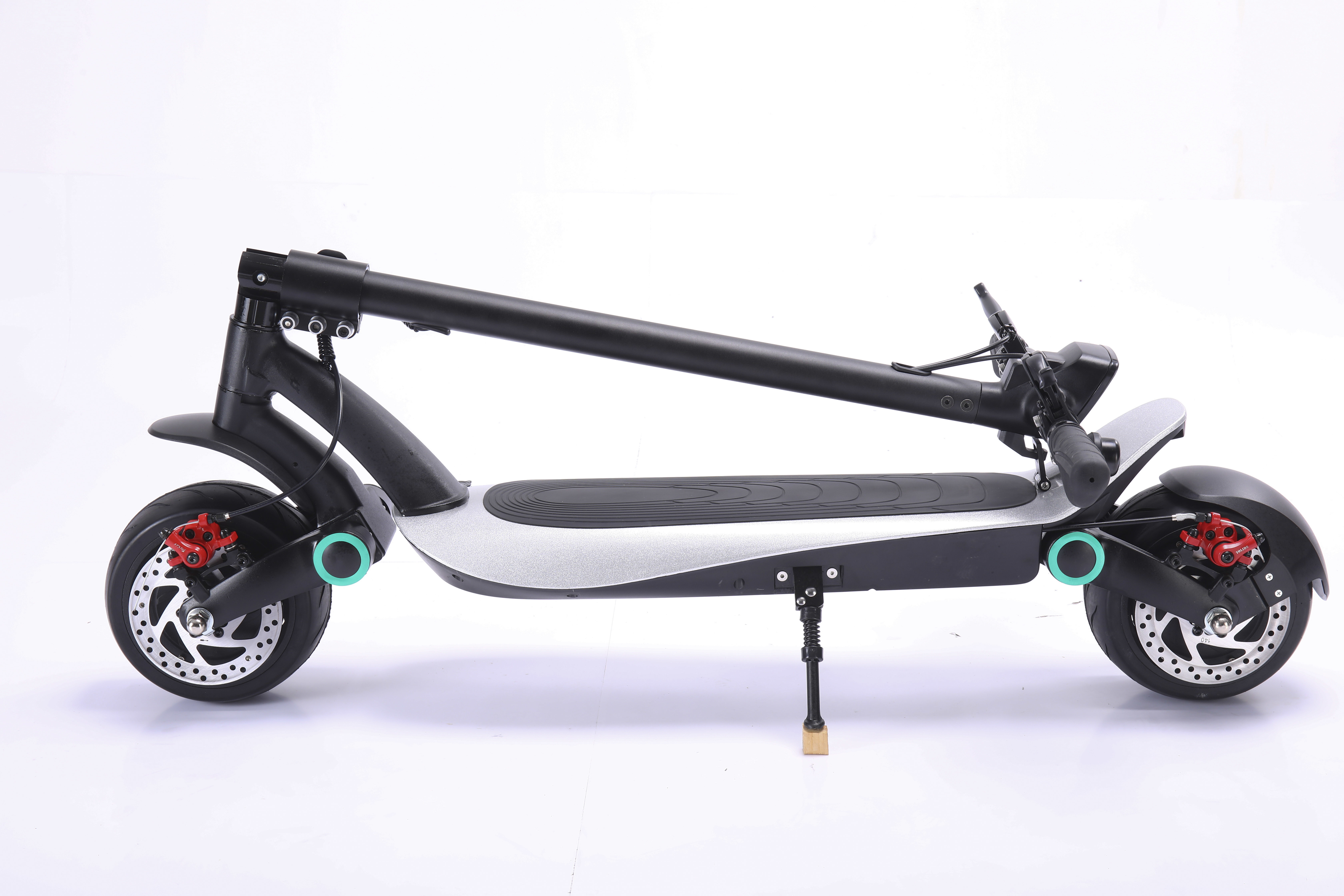 ON SALE fashionable silver frame touch screen display 10 inch electric scooter