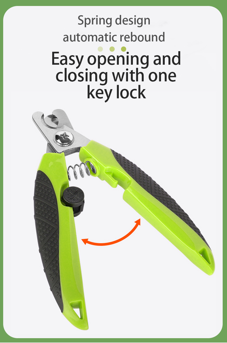 Sustainable Dog Nail Trimming Tools Green Pet Nail Clippers For Dogs