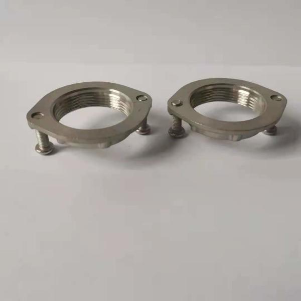 Cheap Dia 46mm M30 Stainless Steel Nuts Natural Color High Precision Machining for sale