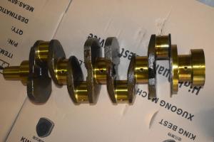 Quality 123900-21000 PC110 Excavator Engine Parts / Komatsu Diesel Engine Crankshaft wholesale