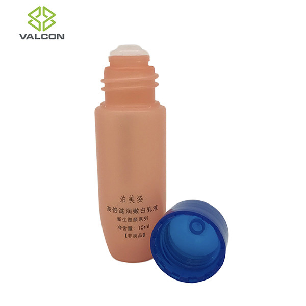 Customized Plastic Lotion Bottles 15 ML Screw Cap Moisturizer Container
