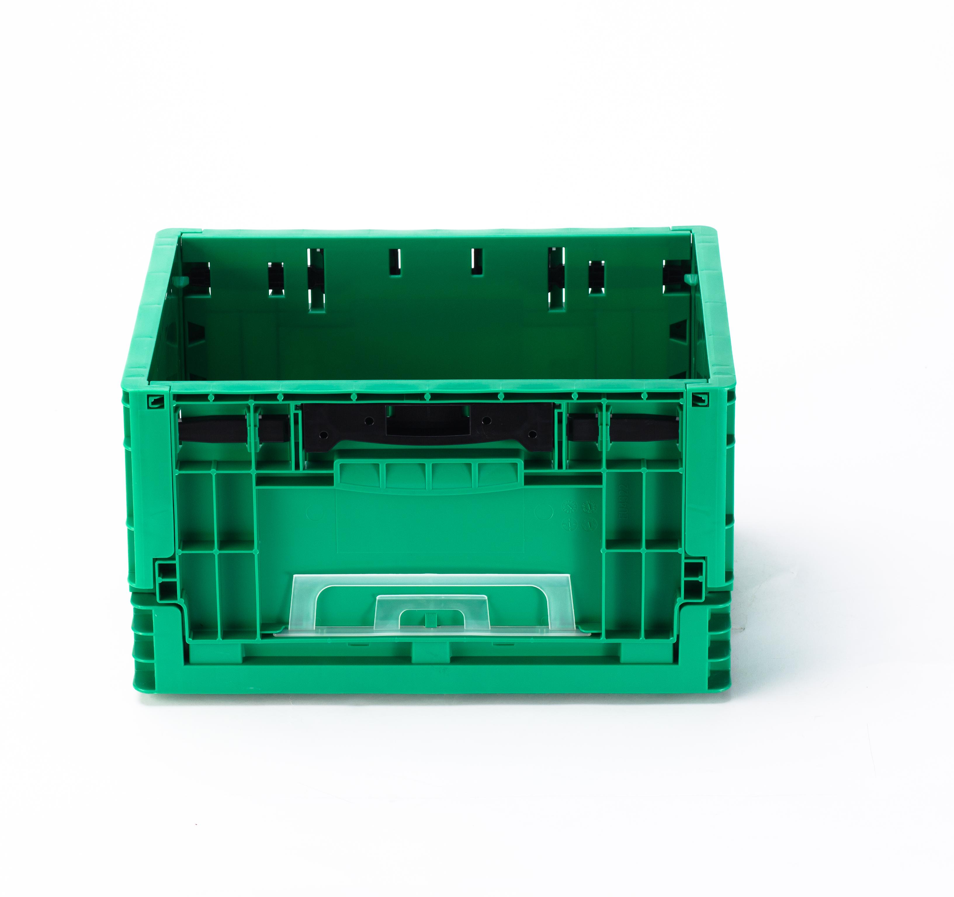 Collapsible EU Crate for Parts Logistic 400x300x230mm Customized Color Foldable Box