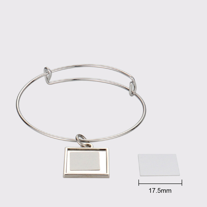 Personalized Sublimation Bracelet Blanks Custom Metal Bracelet For Sublimation Printing