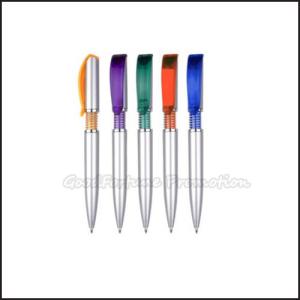 Quality Hot Sale Promotional customed printed logo ballpoint pen with clip gift wholesale