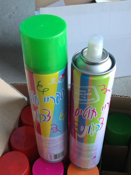 Eco Friendly Birthday Party Silly String Spray Non Flammable 6 Colours For