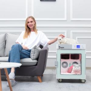 Quality Motor Pet Drying Box Negative Ion Bath Near Infrared Therapy 1200W wholesale