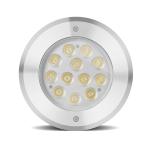IK10 Stainless Steel LED Ground Light 9W 240V IP68 SS316L Waterproof