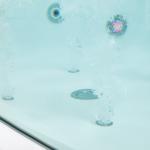 White Whirlpool Acrylic Massage Bathtub M1822 Pure Sanitary Grade