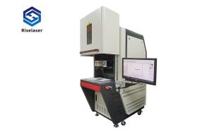 Quality 30W Enclosed Big Workbench Stainless Steel Laser Marking Machine For Metals wholesale