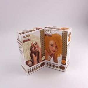 Quality 350gsm White Board hair packaging box Customized Size wholesale