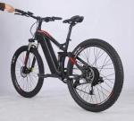 Full Suspension Adults Electric Hybrid Bike 27.5 Inch Double Hydraulic Disk