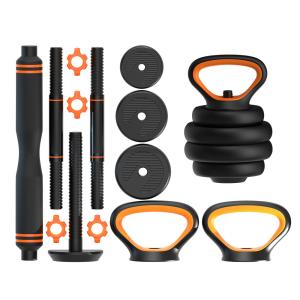 Quality 59CM Dumbbell Barbell Kettlebell Set 6 Adjustable 20 Kg Dumbbell Pair Cement wholesale