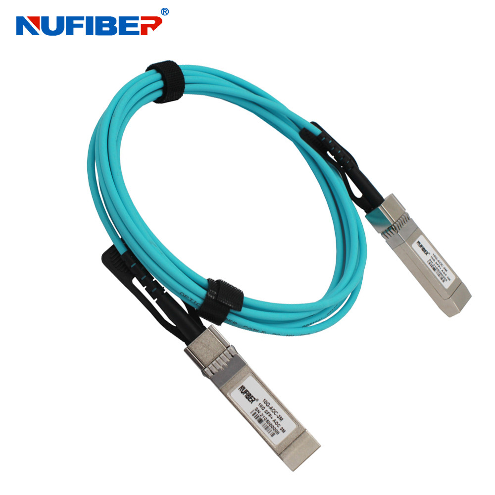 Active Optical Cable 10G SFP+ to SFP+ AOC 1m/3m/5m/7m Length 10G AOC for Data Center