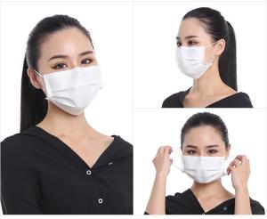 Quality White Color 3 Ply Disposable Face Mask CE FDA ISO13485 Certification wholesale