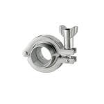 Stainless Steel 304 316 Clamp Single Pin Sanitary Tri Clamp Forged Connection