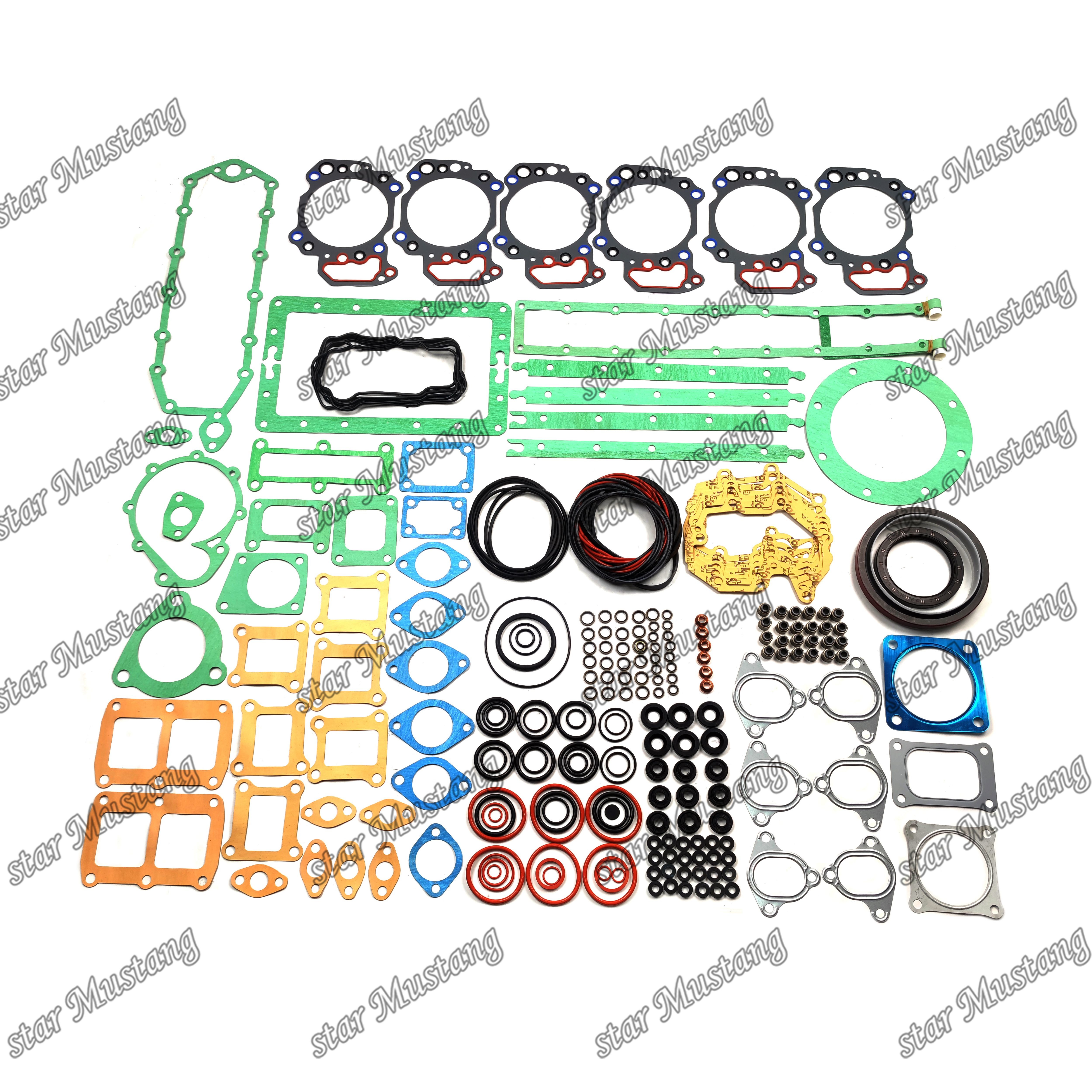 Full Gasket Kit 6D125-8 Gasket Set For Komatsu Diesel Engine Repair Parts