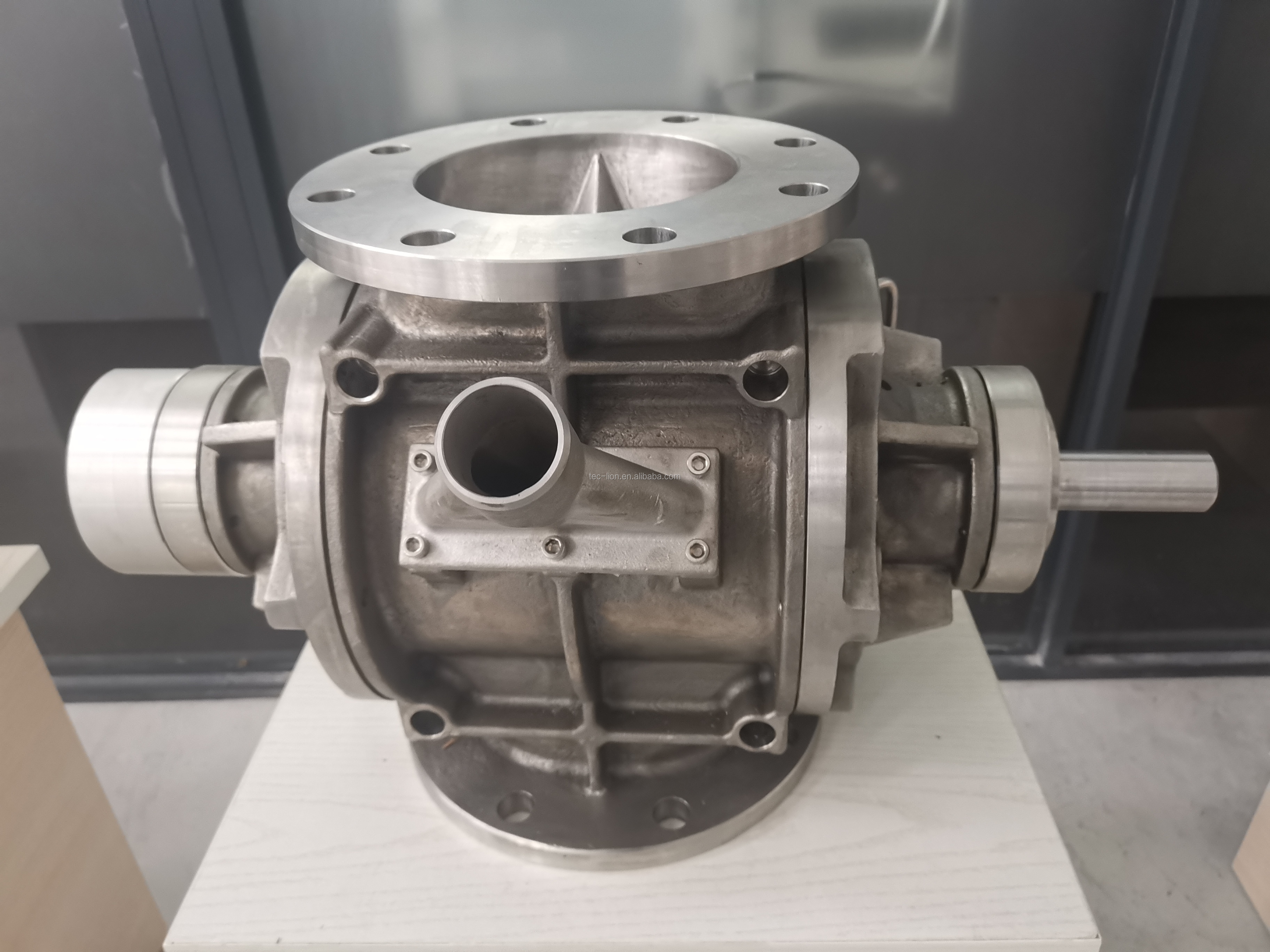 High Pressure Rotary Airlocks Valve Feeder Electric Drive DN100-DN350