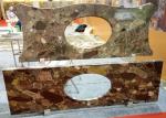 Mosaic Bathroom Vanity Countertops Commercial Grade Polished / Honed Surface