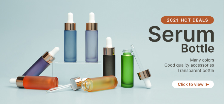Colored 30ml 50ml Essential Oil Dropper Bottles glass Base aluminum Collar