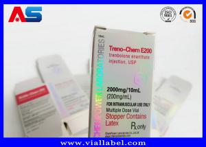 Quality Foldable Small 3d Hologram Vial Box For Oil Vials Bottles Pharmacy Packing With Custom Brand Design wholesale
