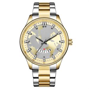 Quality Outdoor Sports Quartz Watch Waterproof with Calendar Steel Band Multi Function wholesale