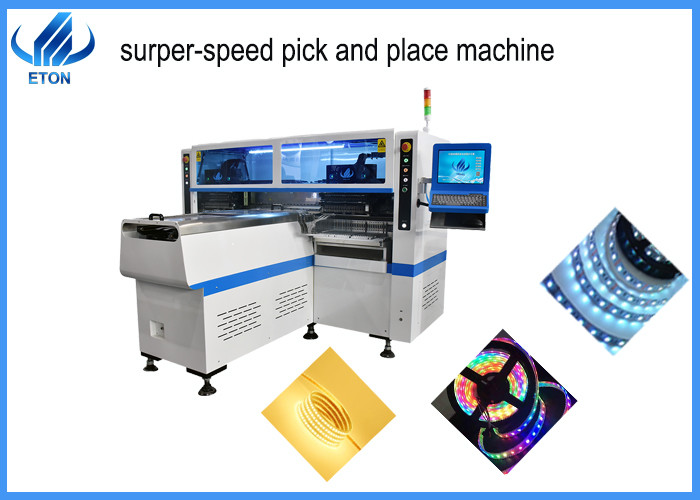 250000CPH pick and place machine avaible for 5M 50M or any length of Flexible strip and Roll to Roll