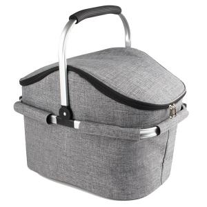Quality Hand Collapsible BBQ Cooler Bag Folding Picnic Equipment Basket wholesale