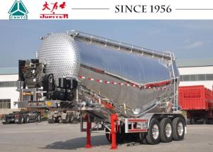 Quality Lightweight Cement Tanker Truck , Aluminum Tanker Trailer With Engine wholesale