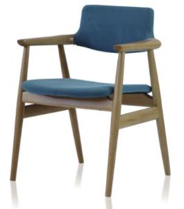 Quality America style ashwood cafe arm chair furniture wholesale