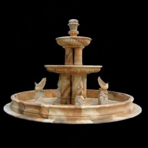 Quality Stone Fountain Carved Marble Water Fountain for Garden Outdoor wholesale