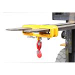 Pivoting Adjustable Hoist Forklift Jib Boom Crane 6000 Lb Lift Capacity Forklift