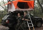 280G Polyester Cotton Canvas Car Roof Pop Up Tent , Light Auto Roof Top Tent