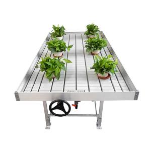 Quality 4*8ft ABS Hydroponic Greenhouse Rolling Benches 75cm Height wholesale