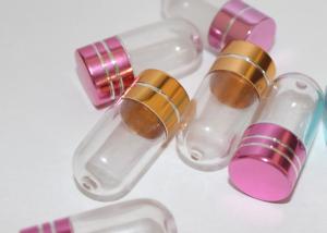 Quality 16mm 2g Mini Pill Bottles Cylindrical Shape Aluminium Cap wholesale