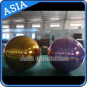 Quality Custom Made Inflatable Purple Mirror Balloon For Advertising Decoration wholesale