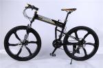 High quality OEM 6 spoke mag one wheel 21 speed black aluminium alloy folding