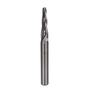 Quality Three Flute 12.7mm Shank Dia CNC Carving Bit Carbide Spiral Upcut 3D Router Bit wholesale
