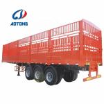 Tri Axle Fence Cargo Trailer Bulk Cargo Semi-Trailer for Animal Transport in